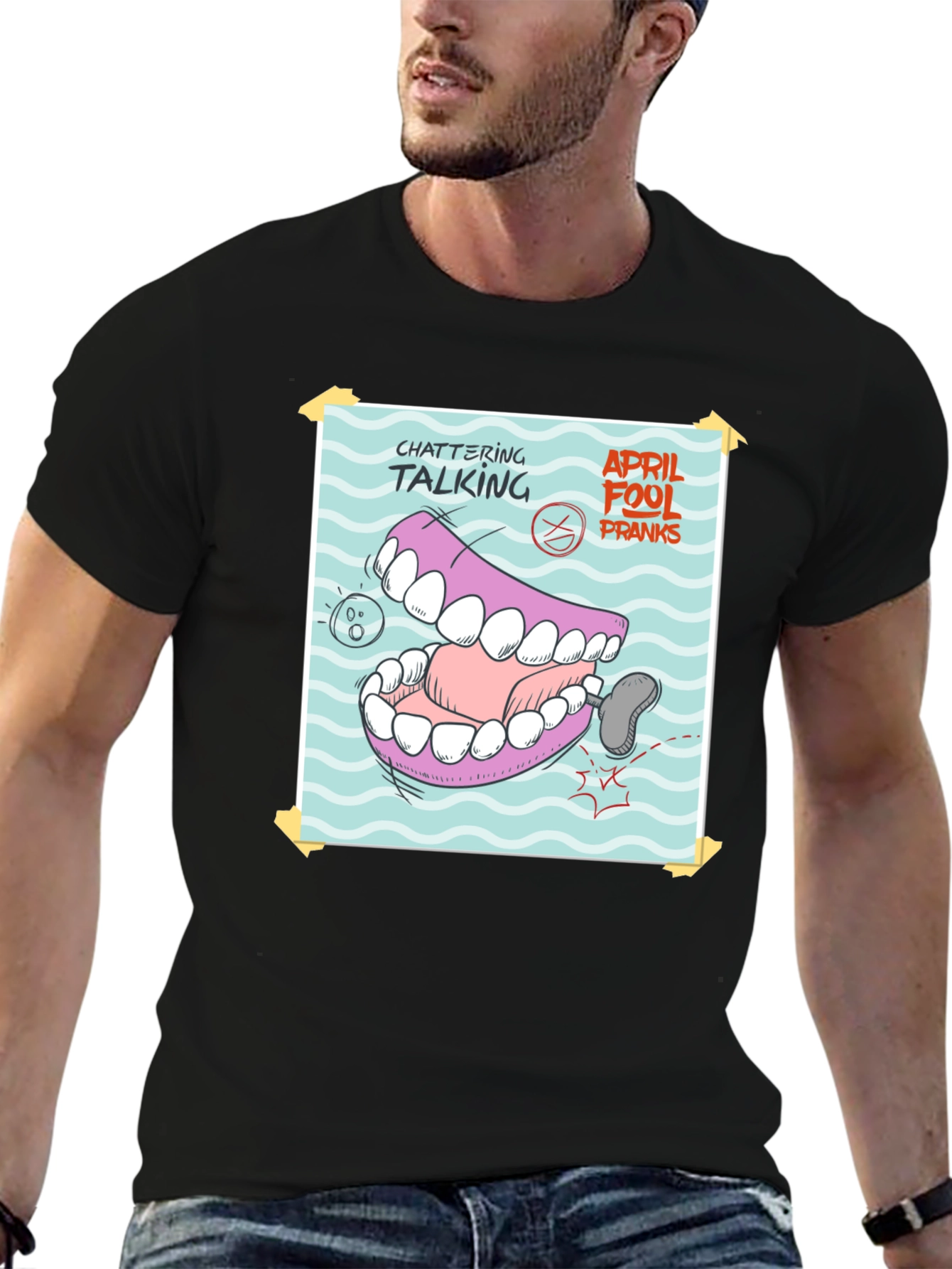 Chattering Talking April Fools Pranks T-Shirt