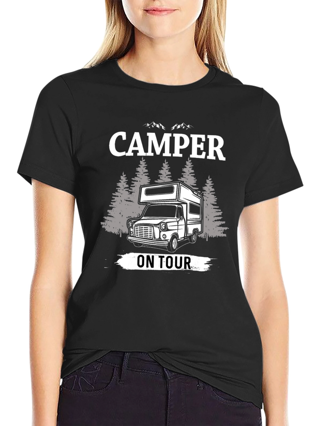 Camper On Tour Graphic T-Shirt