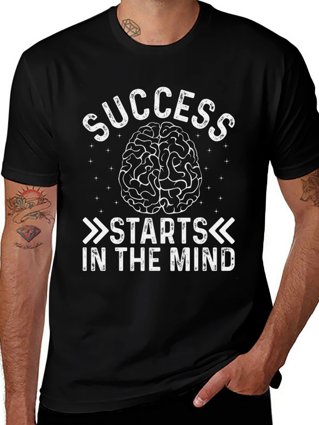 Success Starts In The Mind Graphic Tee