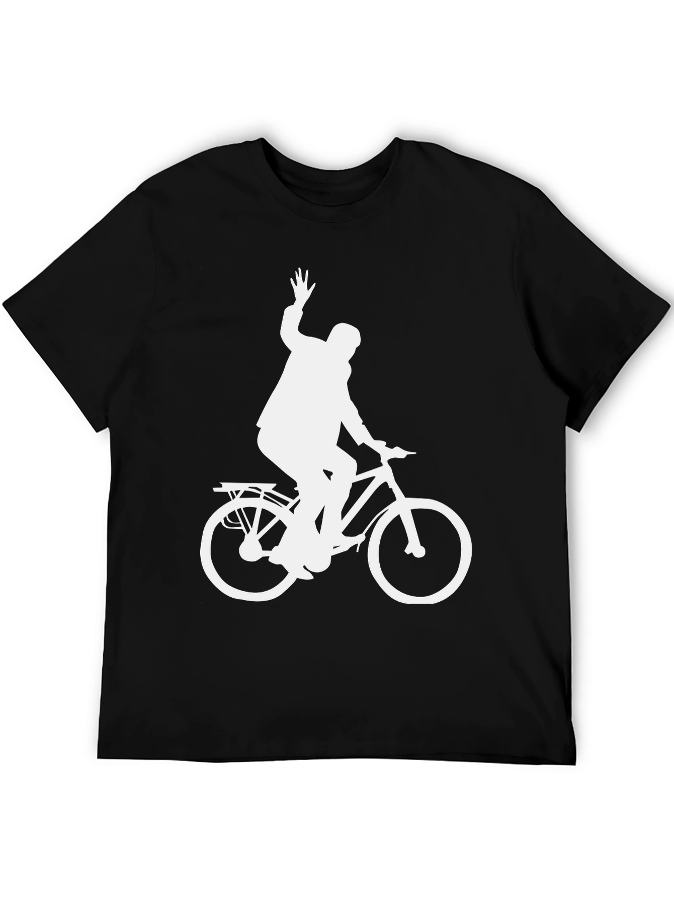 Cyclist Graphic T-Shirt - Black Cotton Tee