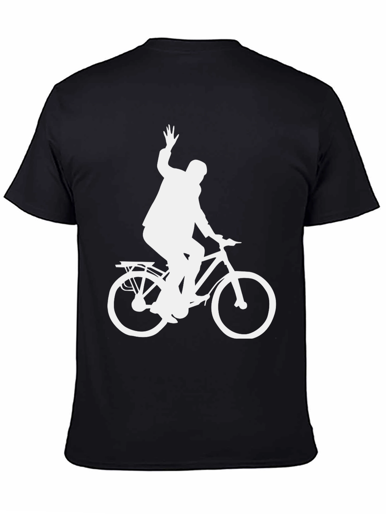 Cyclist Graphic T-Shirt - Black Cotton Tee