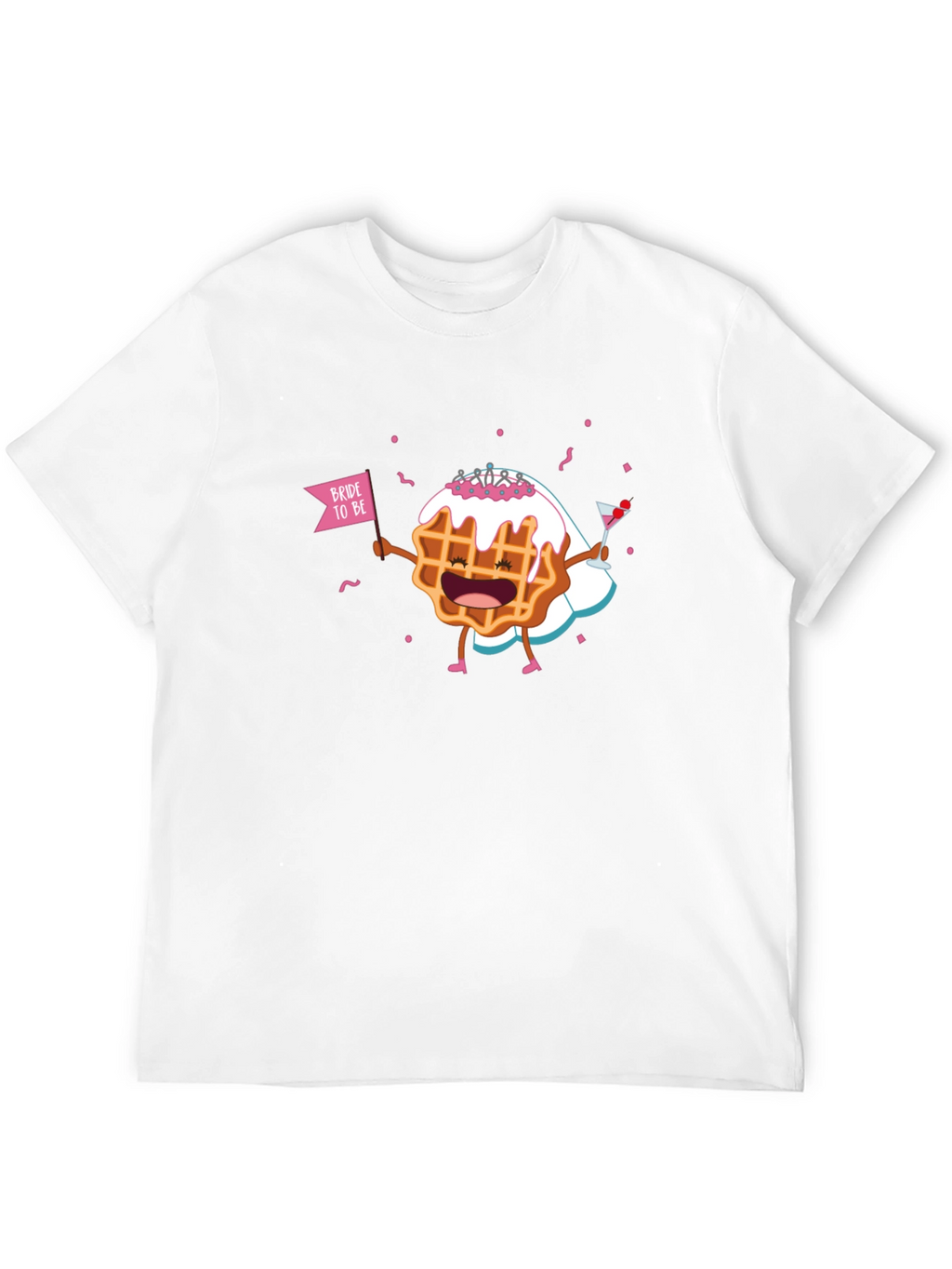 Bride-to-Be Waffle Graphic T-Shirt