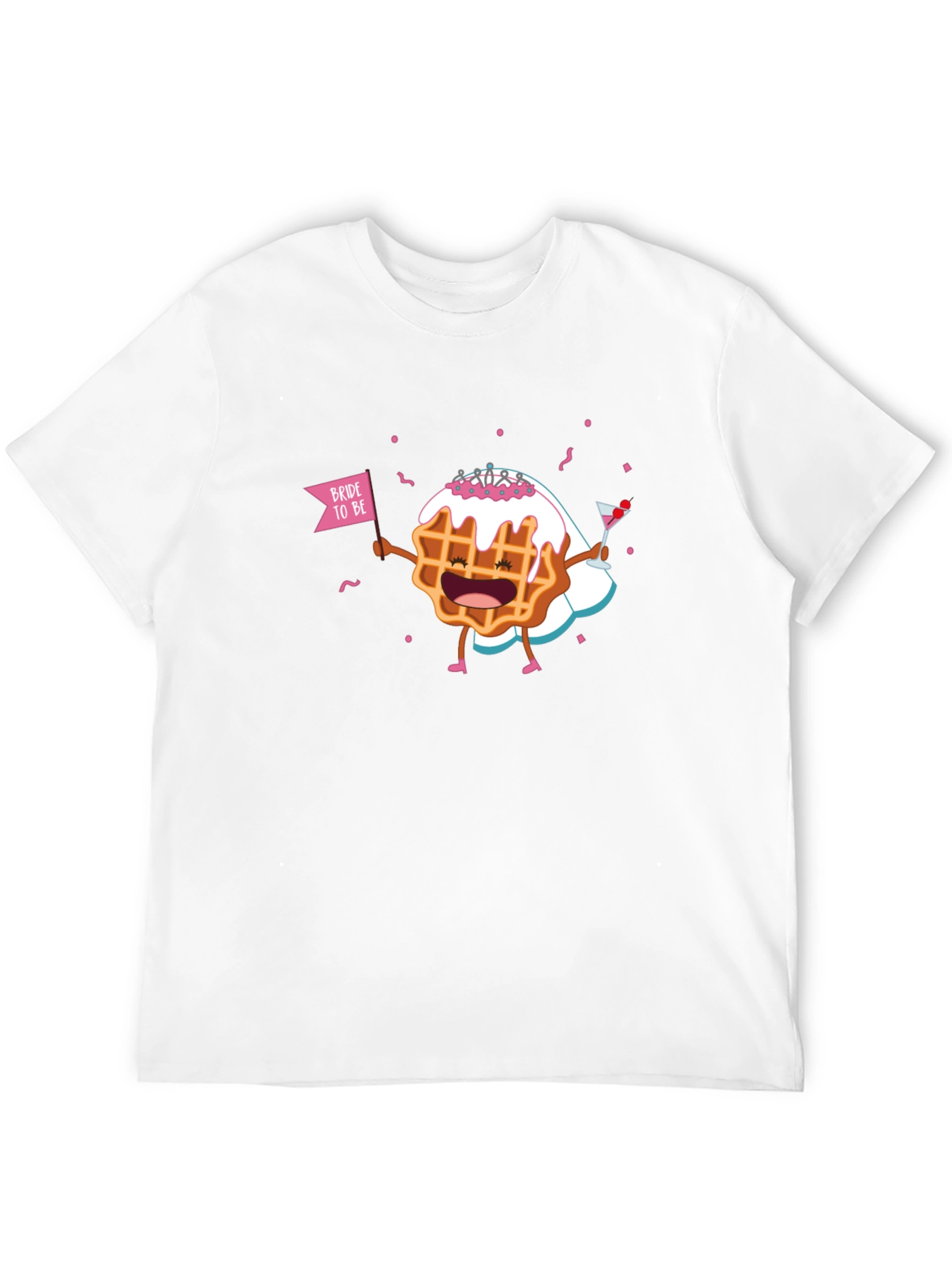 Bride-to-Be Waffle Graphic T-Shirt