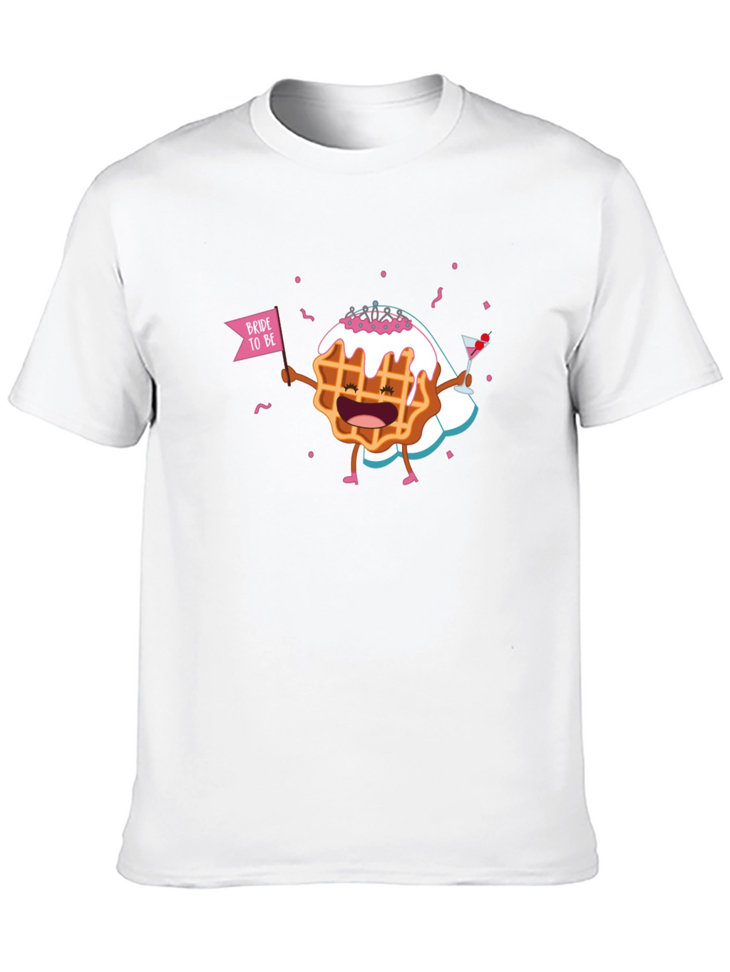 Bride-to-Be Waffle Graphic T-Shirt