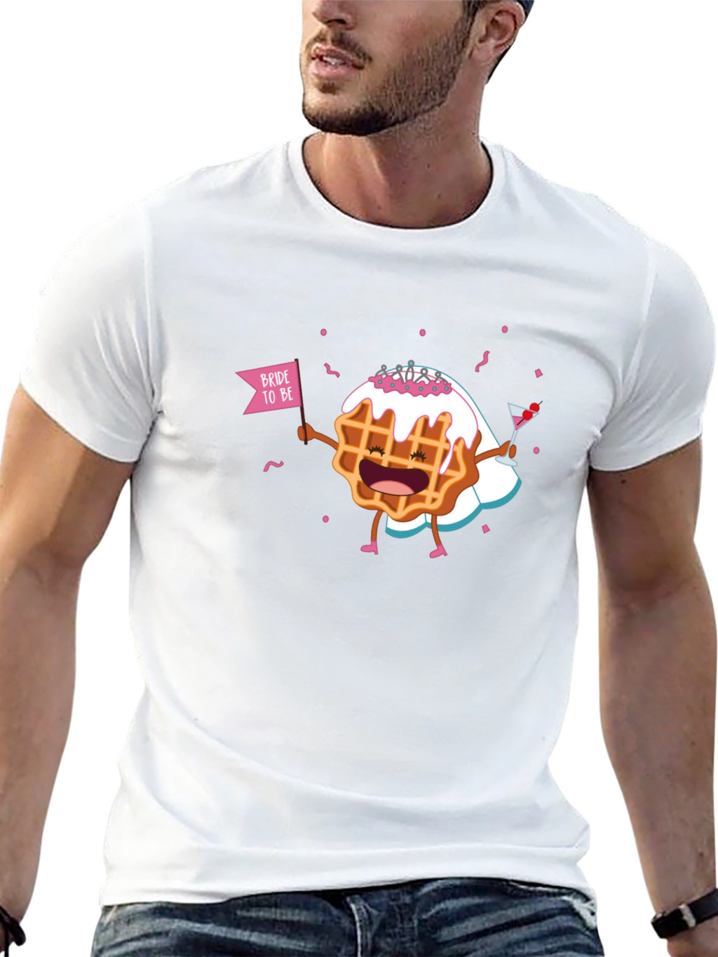 Bride-to-Be Waffle Graphic T-Shirt
