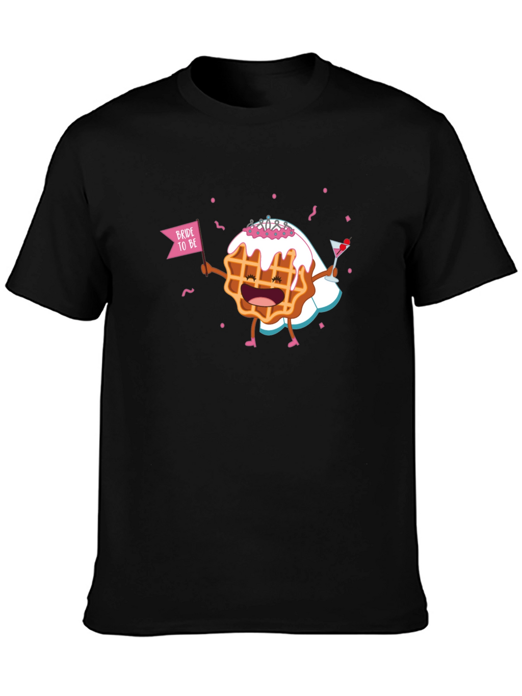 Bride-to-Be Waffle Graphic T-Shirt