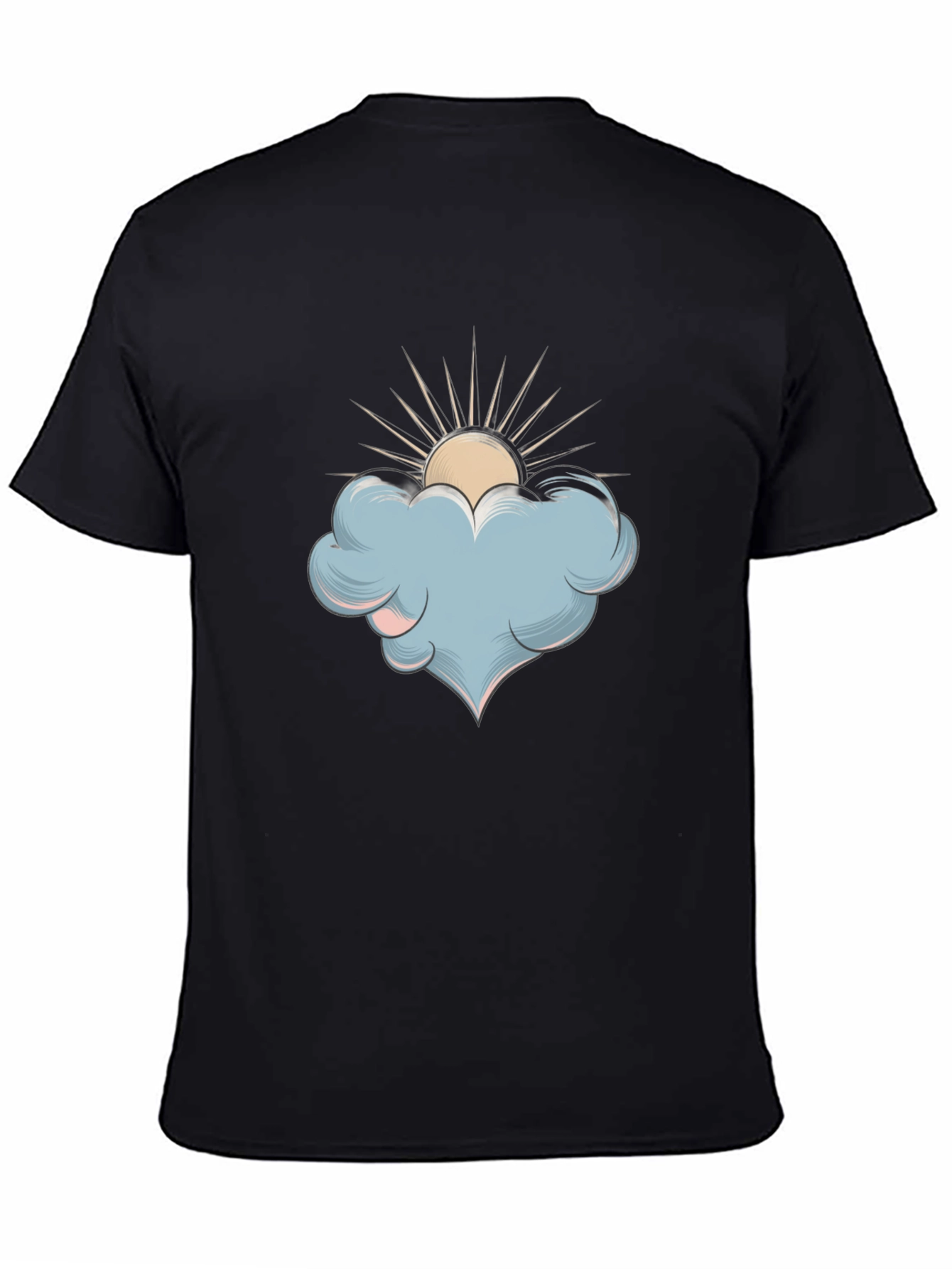 Cloud & Sun Graphic T-Shirt - Stylish Comfort