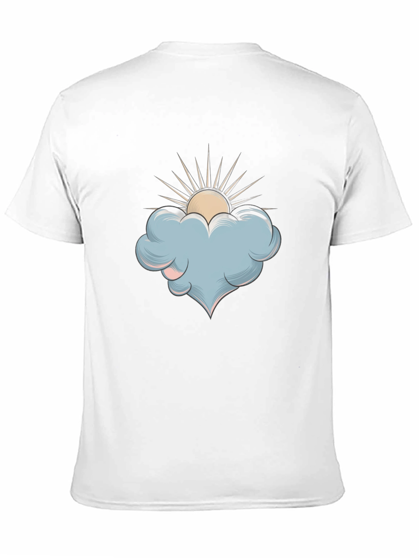 Cloud & Sun Graphic T-Shirt - Stylish Comfort