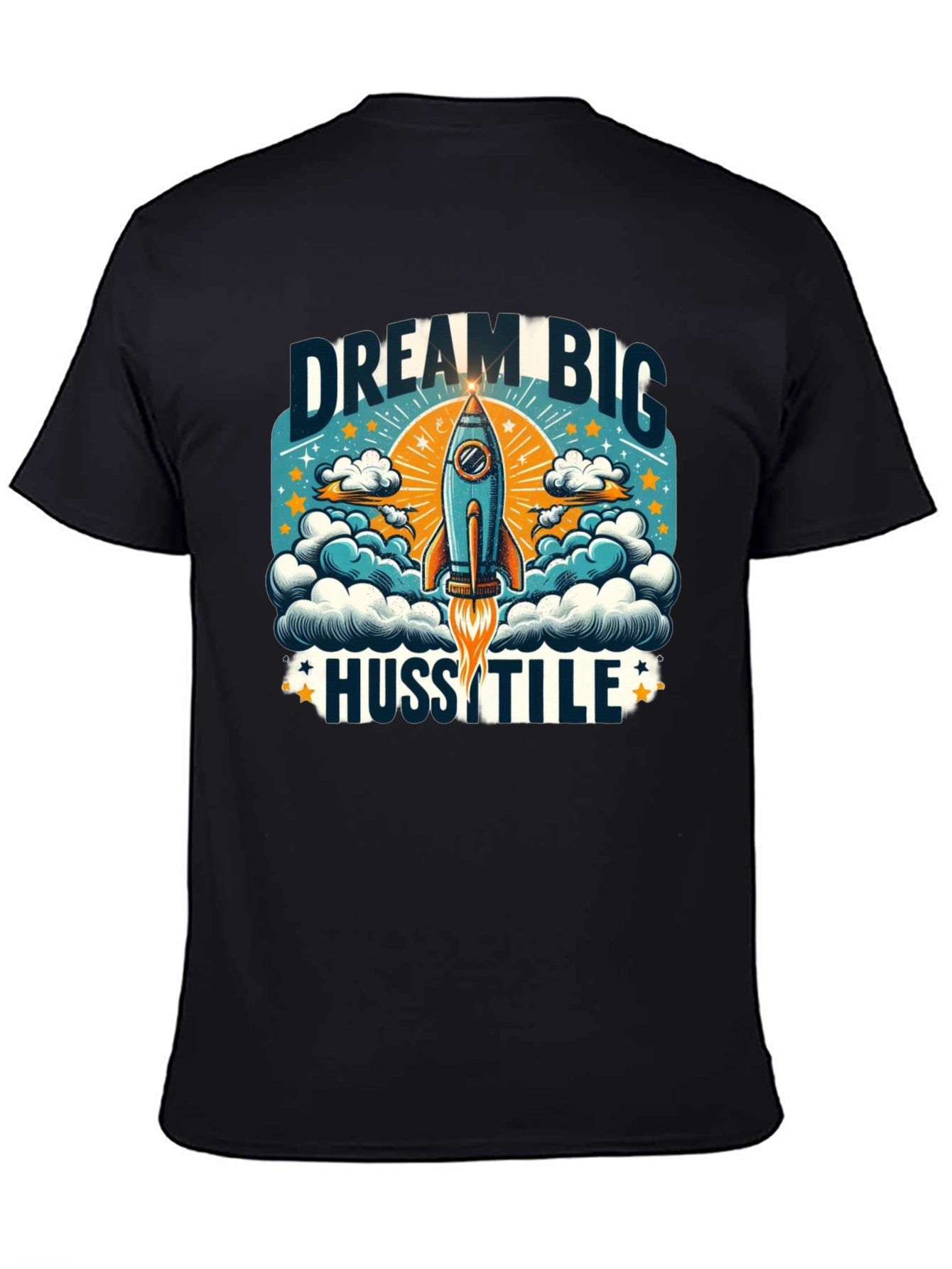 Dream Big Hustle Graphic T-Shirt