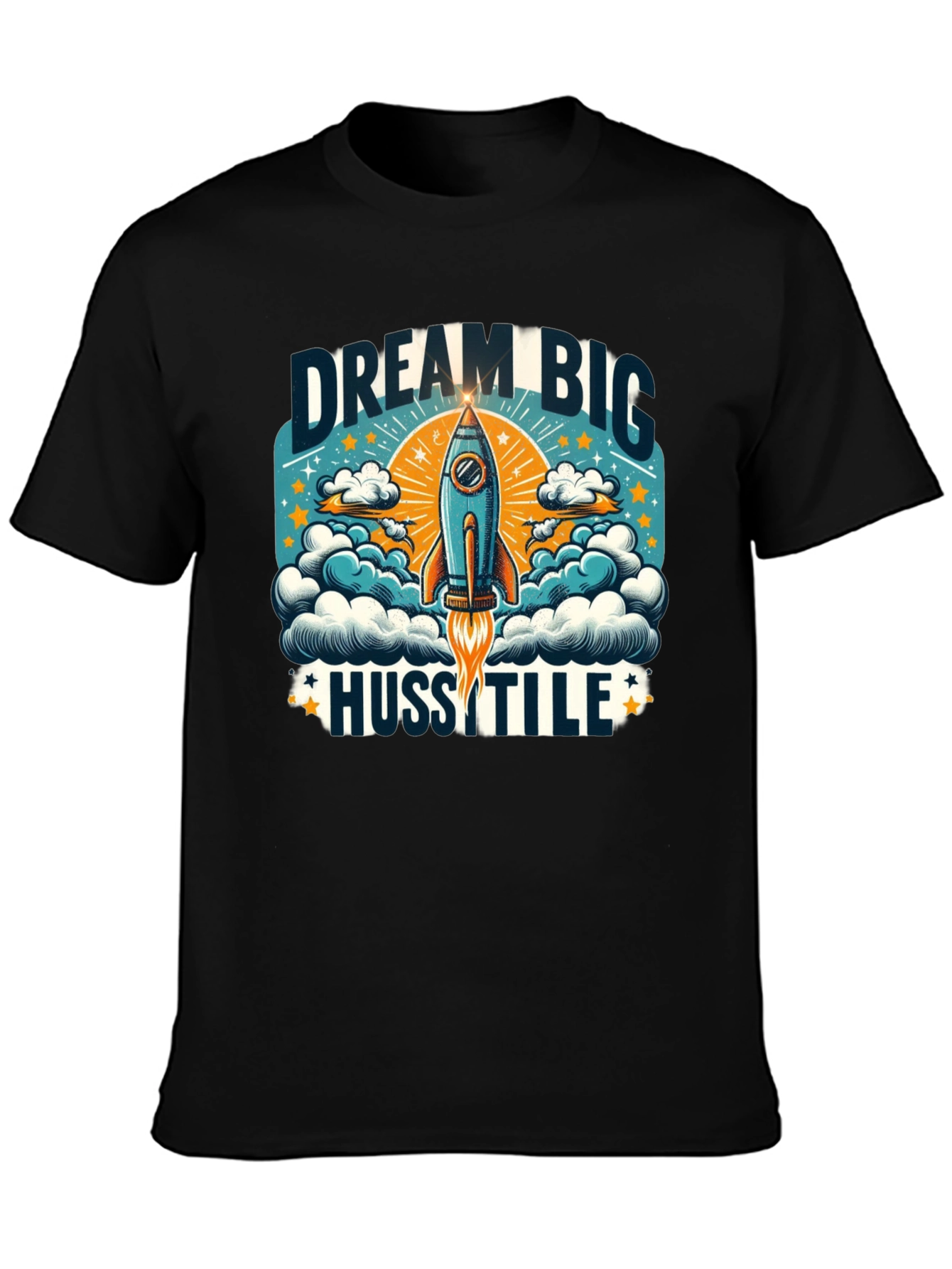 Dream Big Hustle Graphic T-Shirt