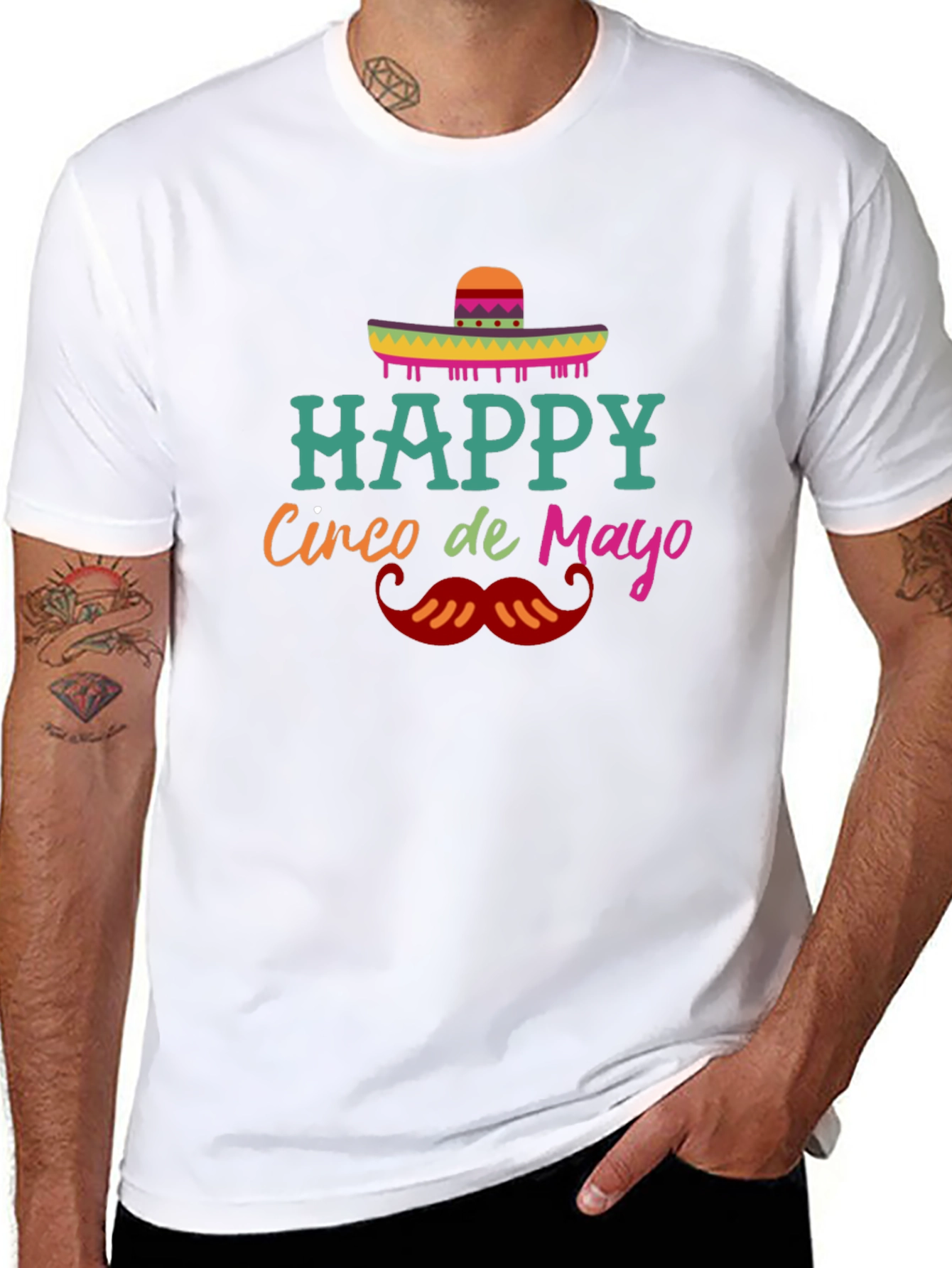 Cinco de Mayo T-Shirt - Mens Black Tee
