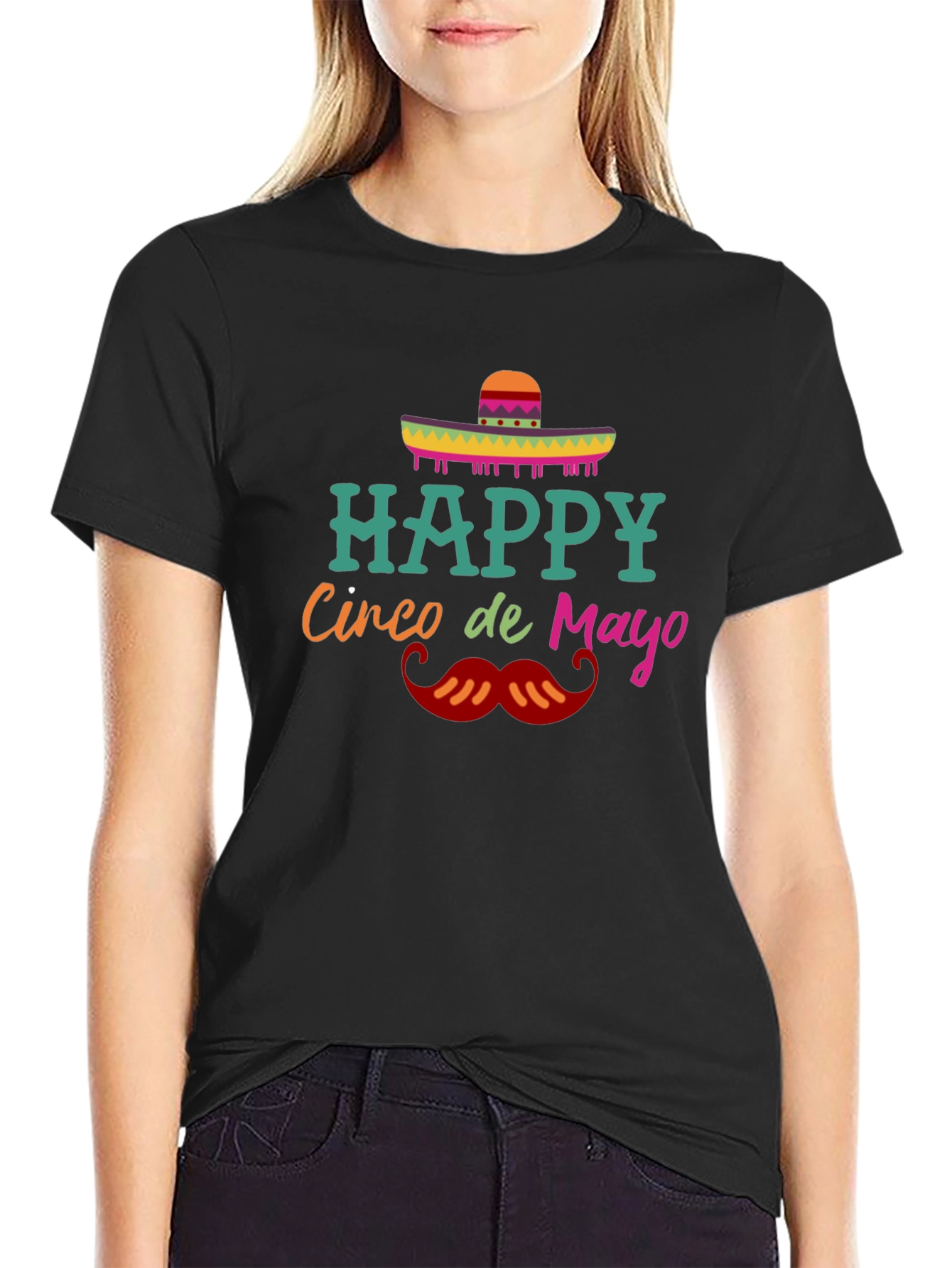 Cinco de Mayo T-Shirt - Mens Black Tee