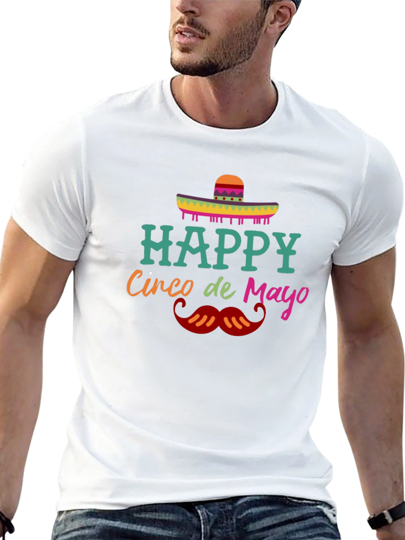 Cinco de Mayo T-Shirt - Mens Black Tee
