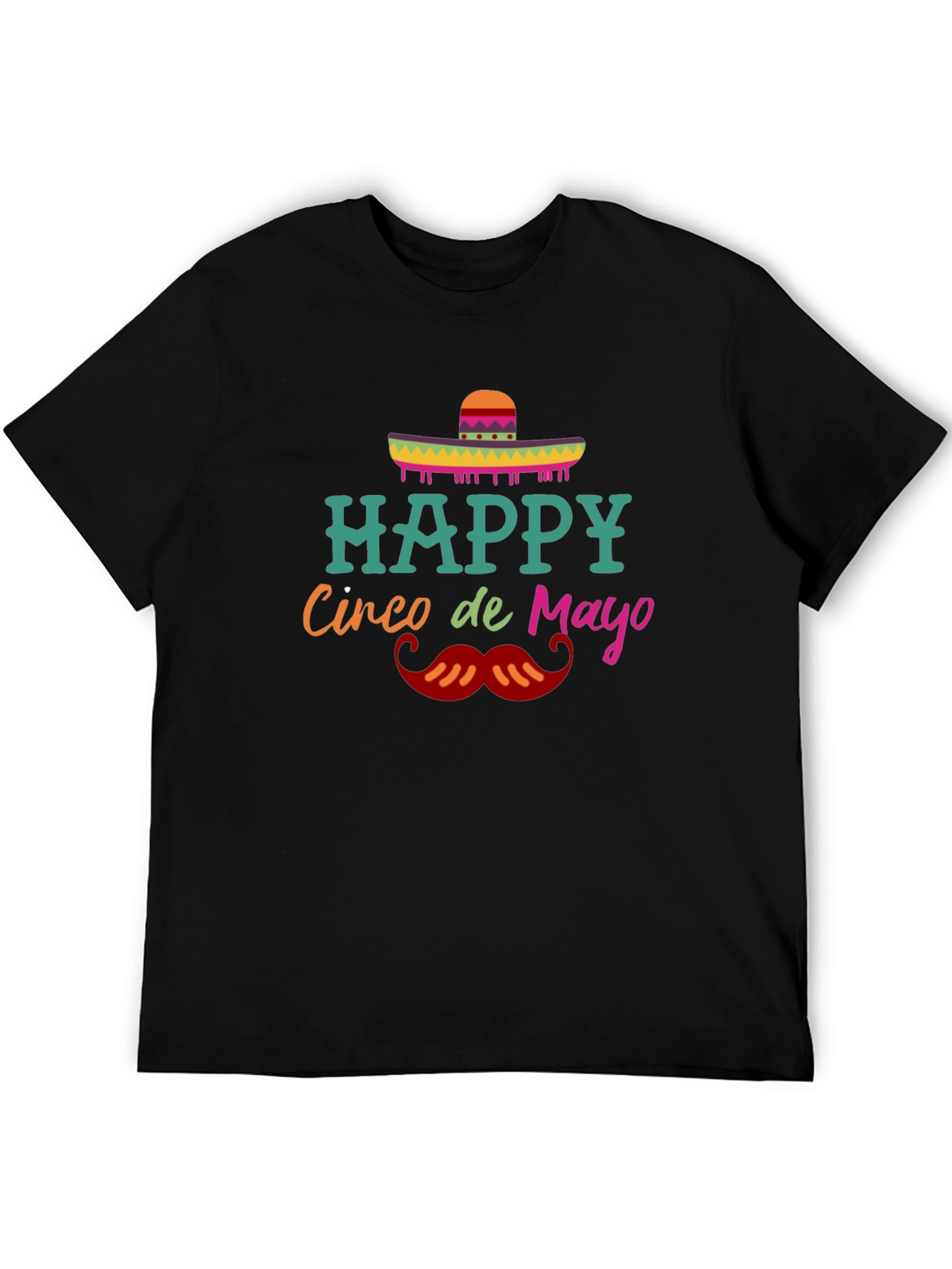 Cinco de Mayo T-Shirt - Mens Black Tee