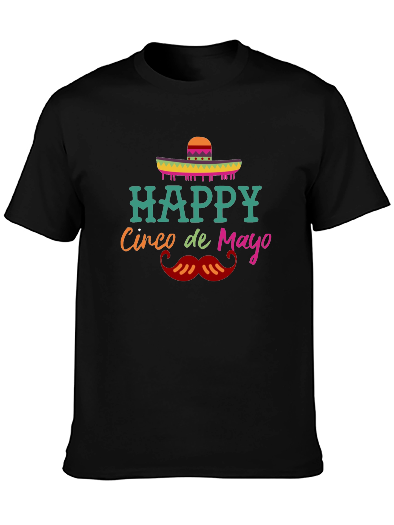 Cinco de Mayo T-Shirt - Mens Black Tee