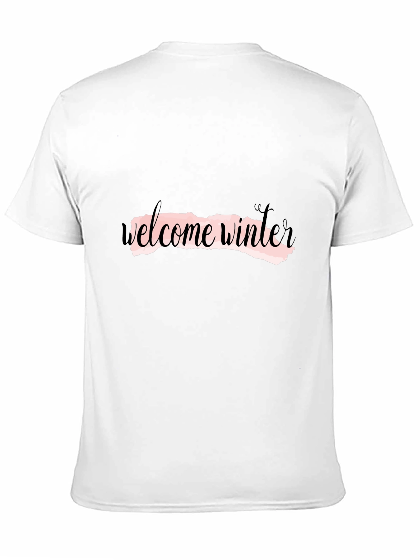 Welcome Winter Black Graphic Tee