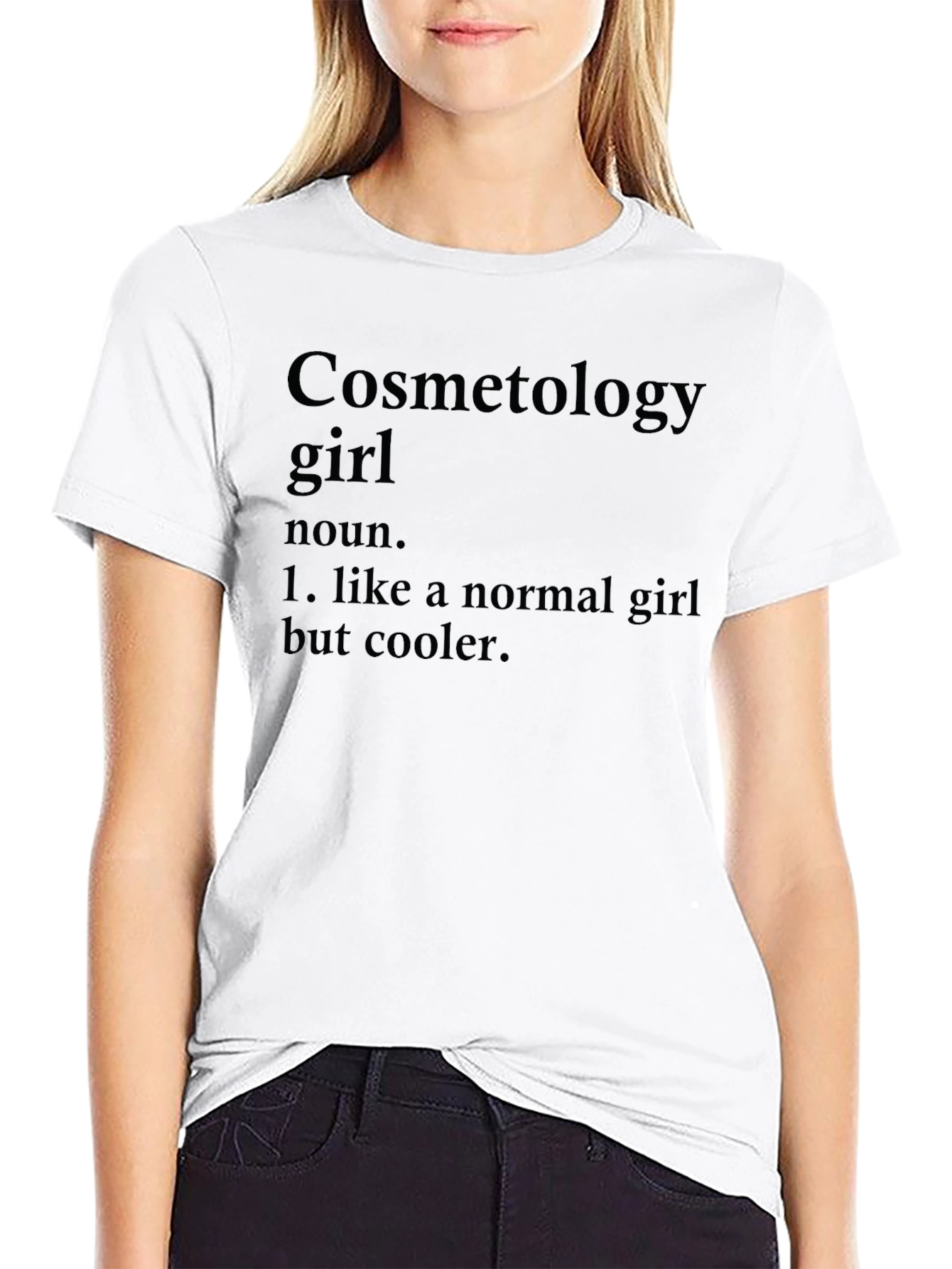 Cosmetology Girl Tee - Cool & Stylish