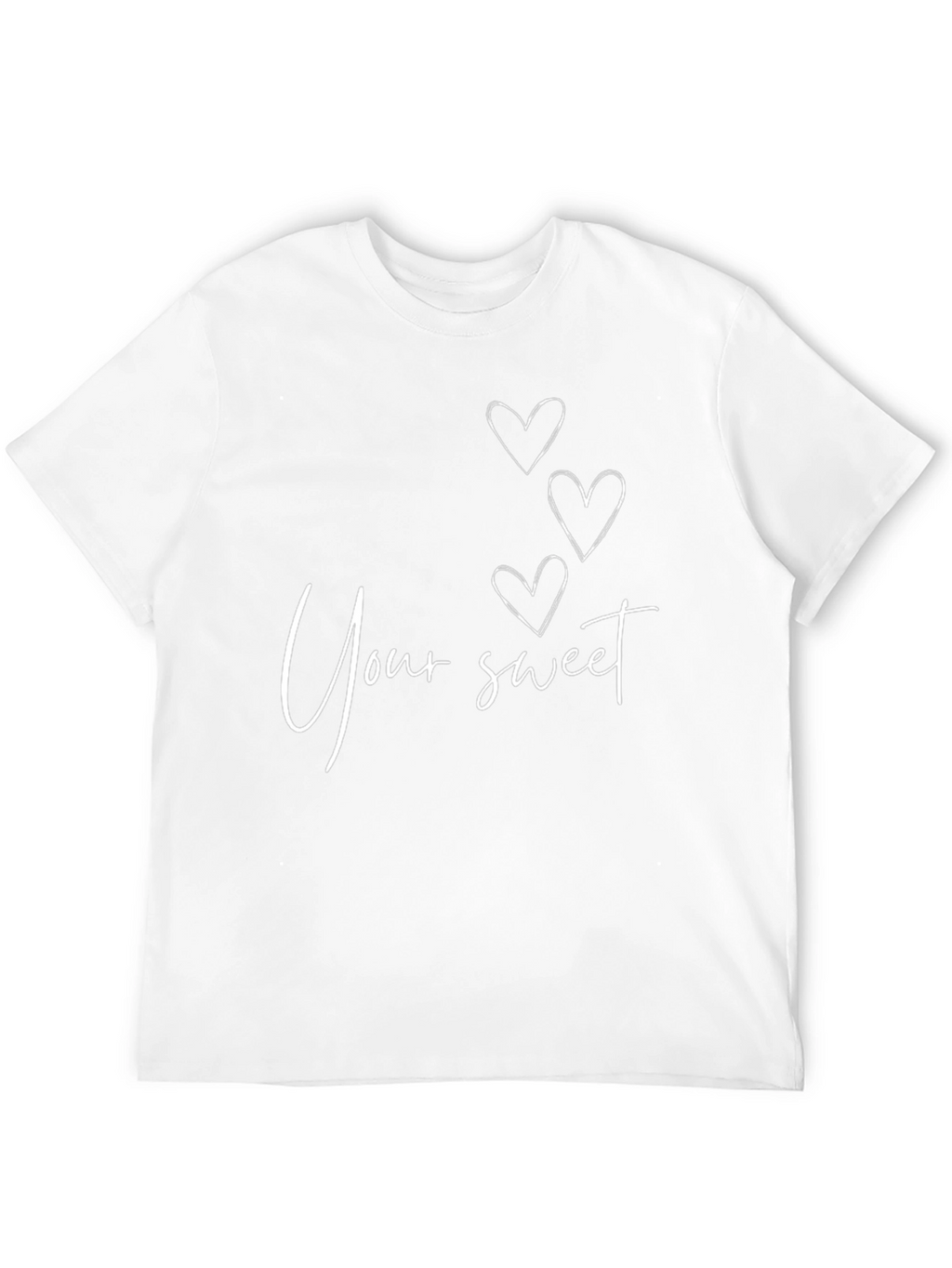 Sweet Hearts Graphic Tee - Black