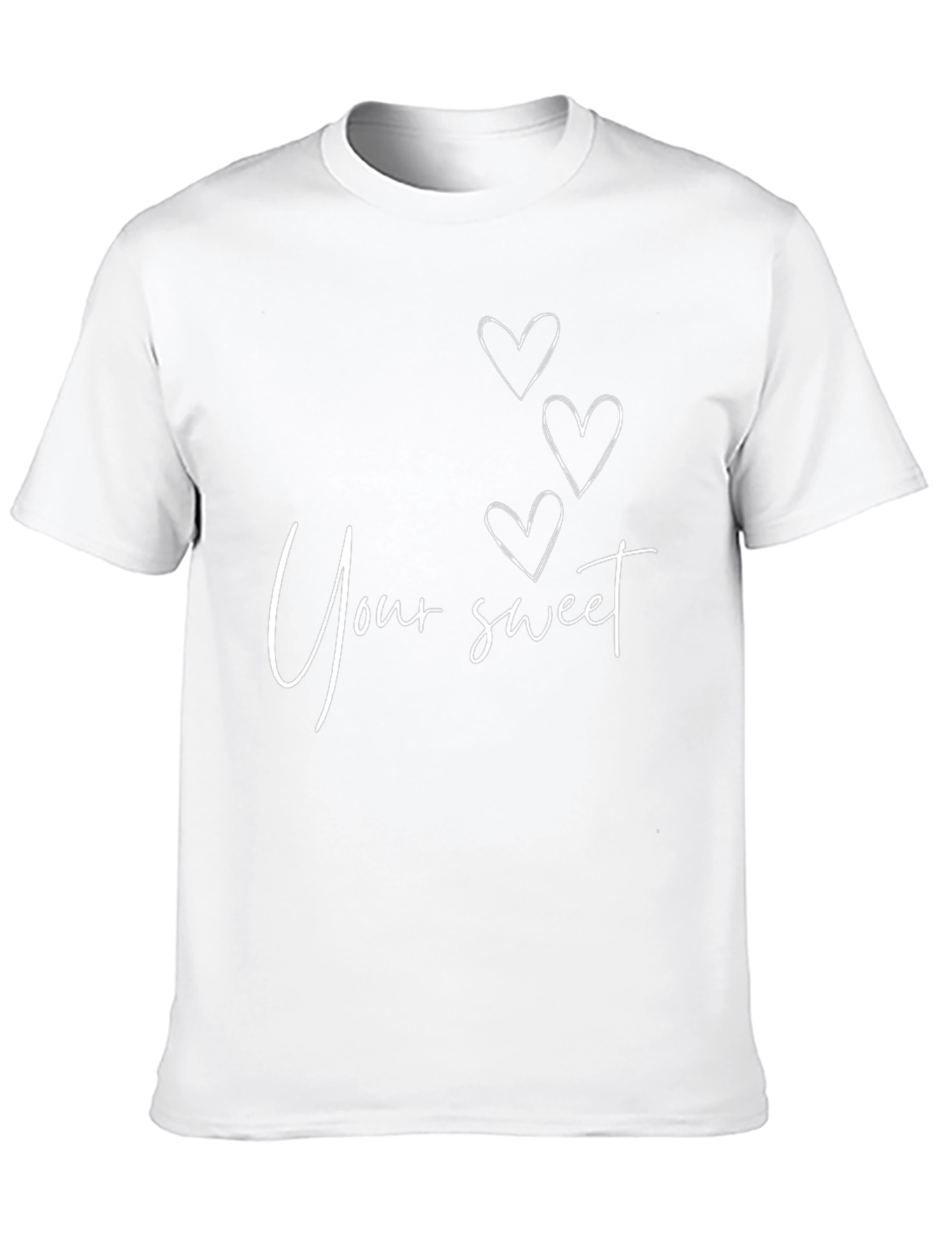 Sweet Hearts Graphic Tee - Black