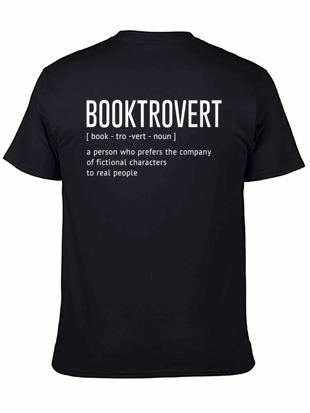 Booktrovert Definition Graphic T-Shirt