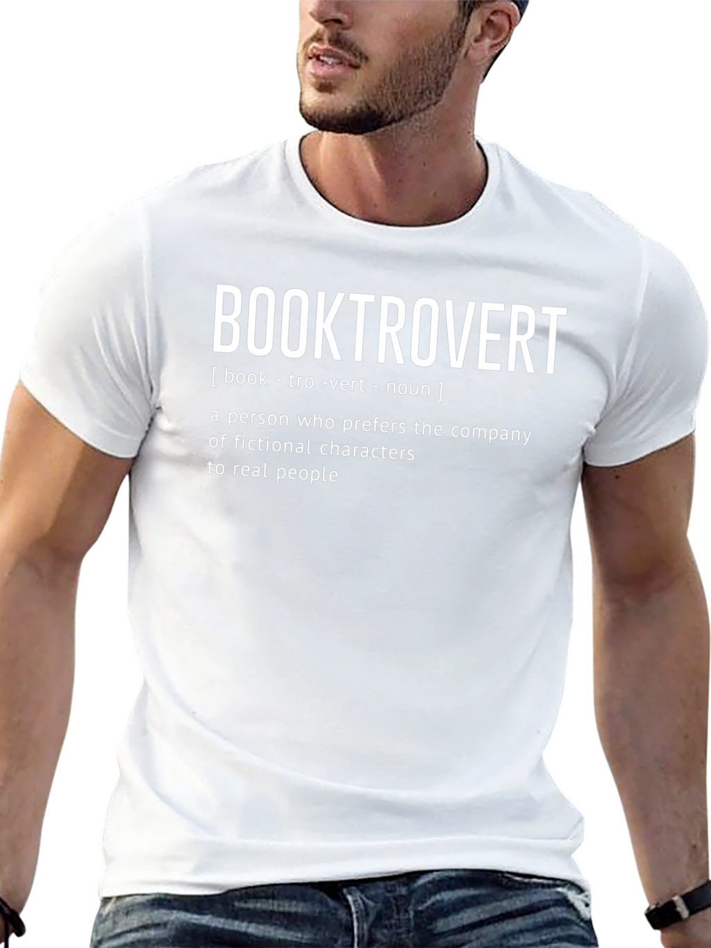 Booktrovert Definition Graphic T-Shirt