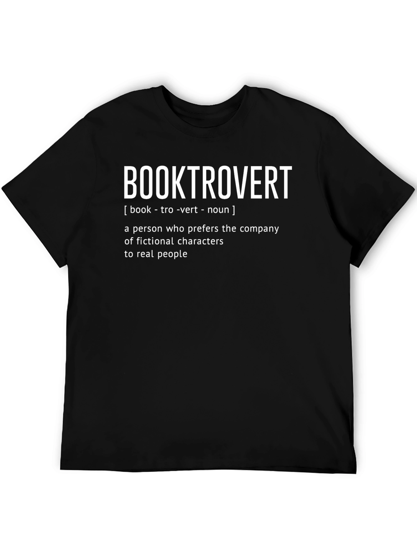 Booktrovert Definition Graphic T-Shirt