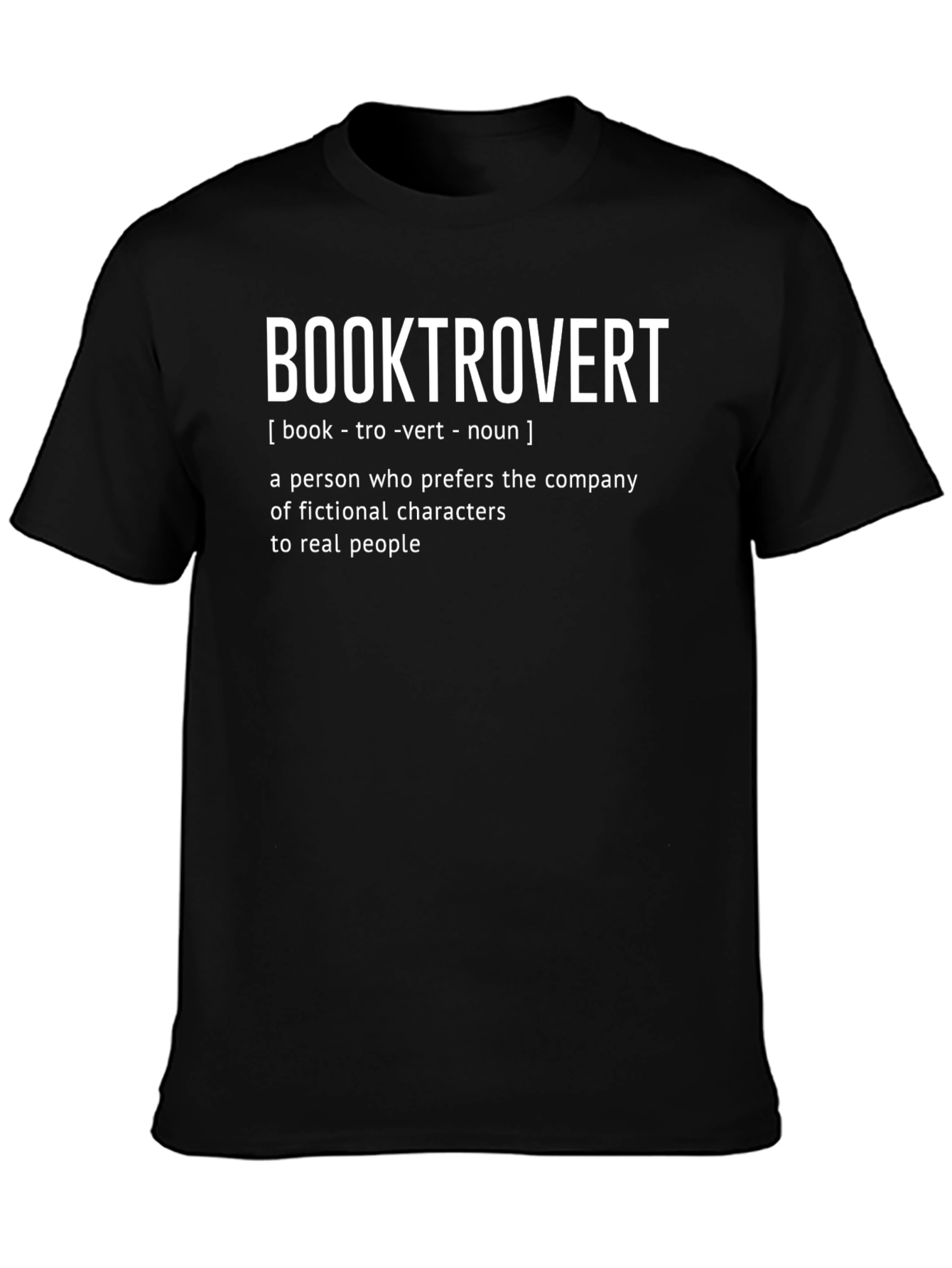 Booktrovert Definition Graphic T-Shirt