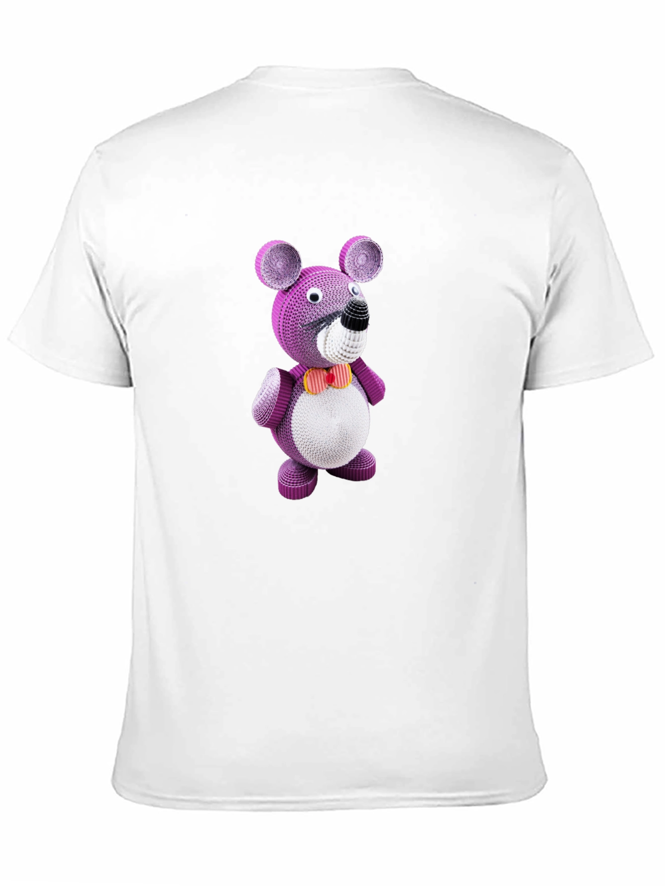 Whimsical Plush Bear Graphic Tee - Quirky Design