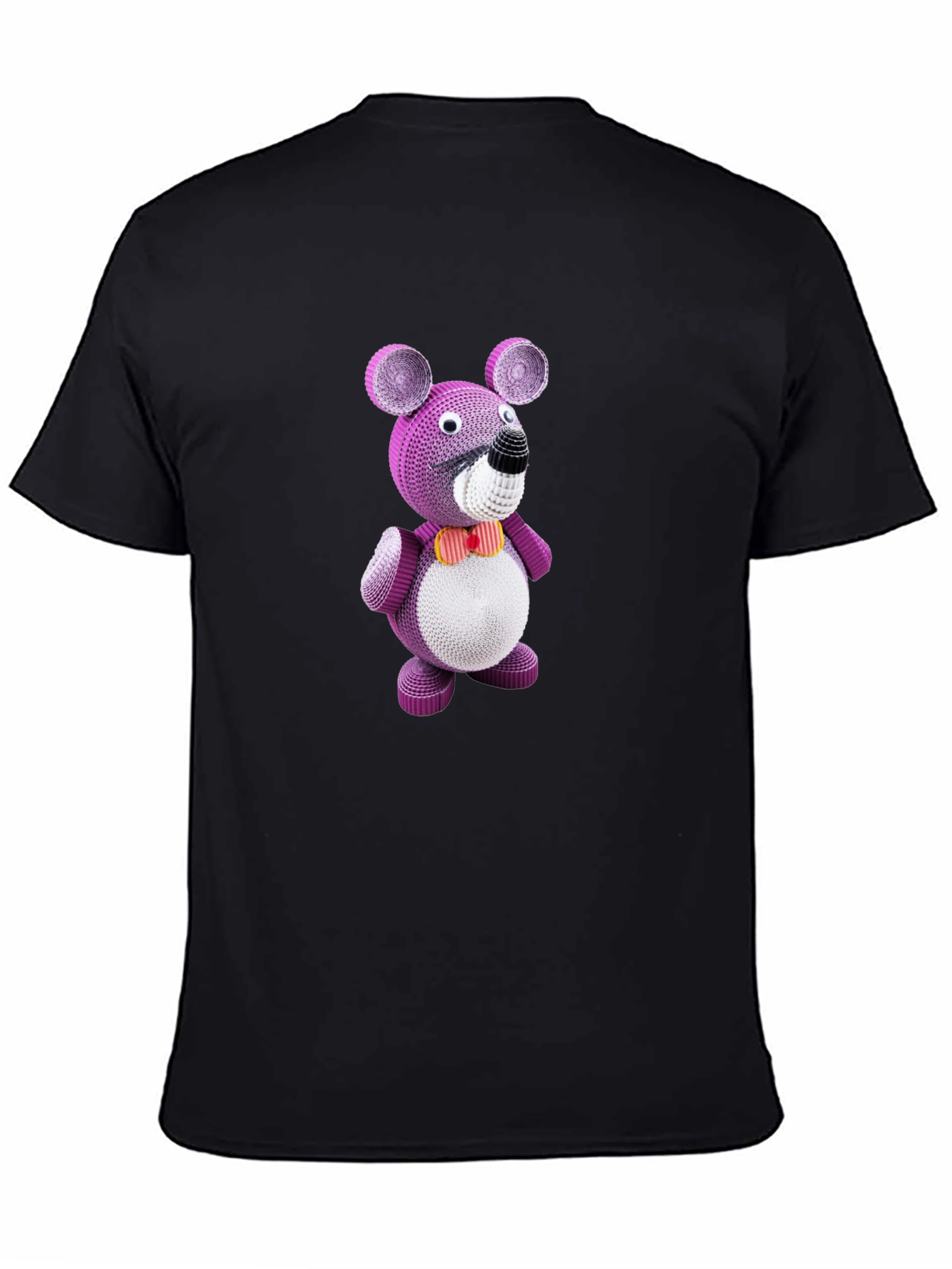 Whimsical Plush Bear Graphic Tee - Quirky Design