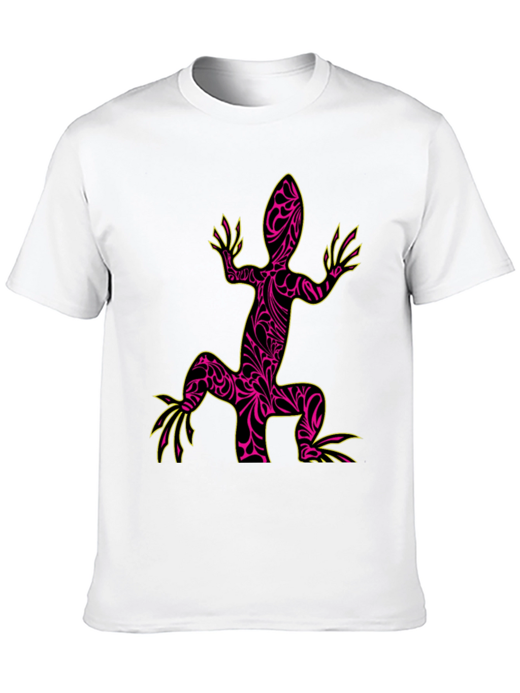 Cool Lizard Graphic Black T-Shirt