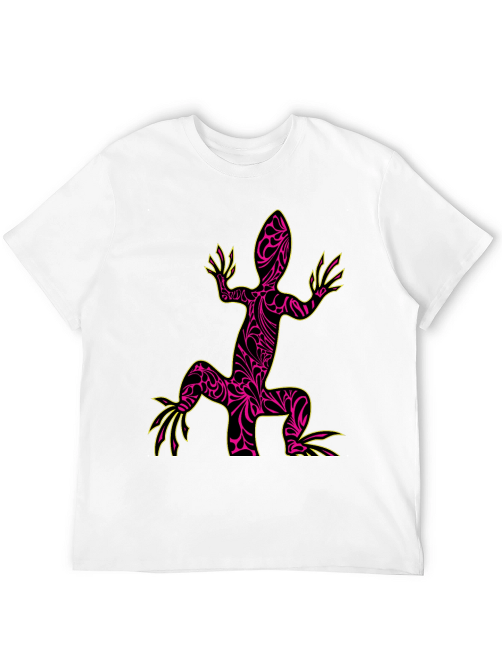 Cool Lizard Graphic Black T-Shirt