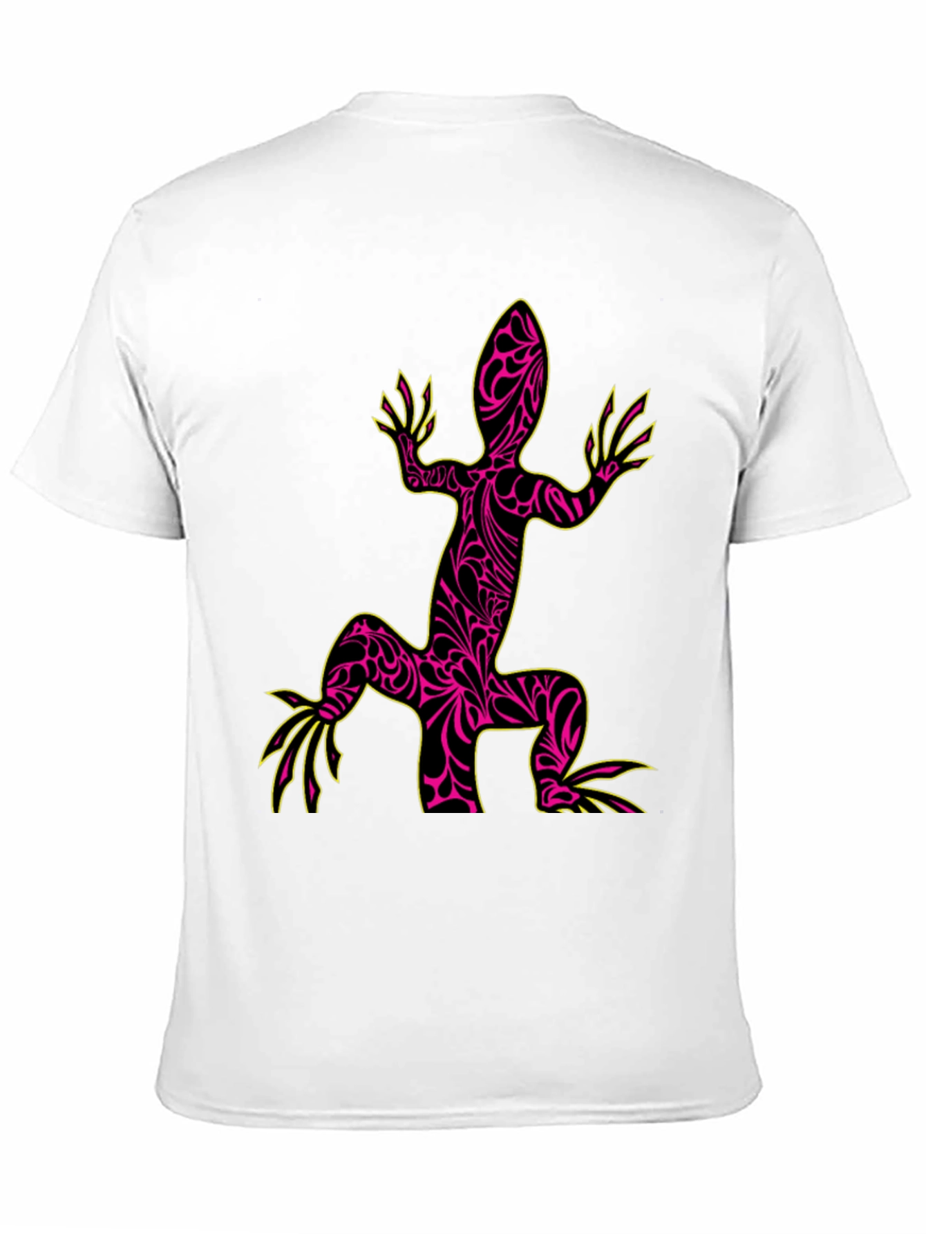 Cool Lizard Graphic Black T-Shirt