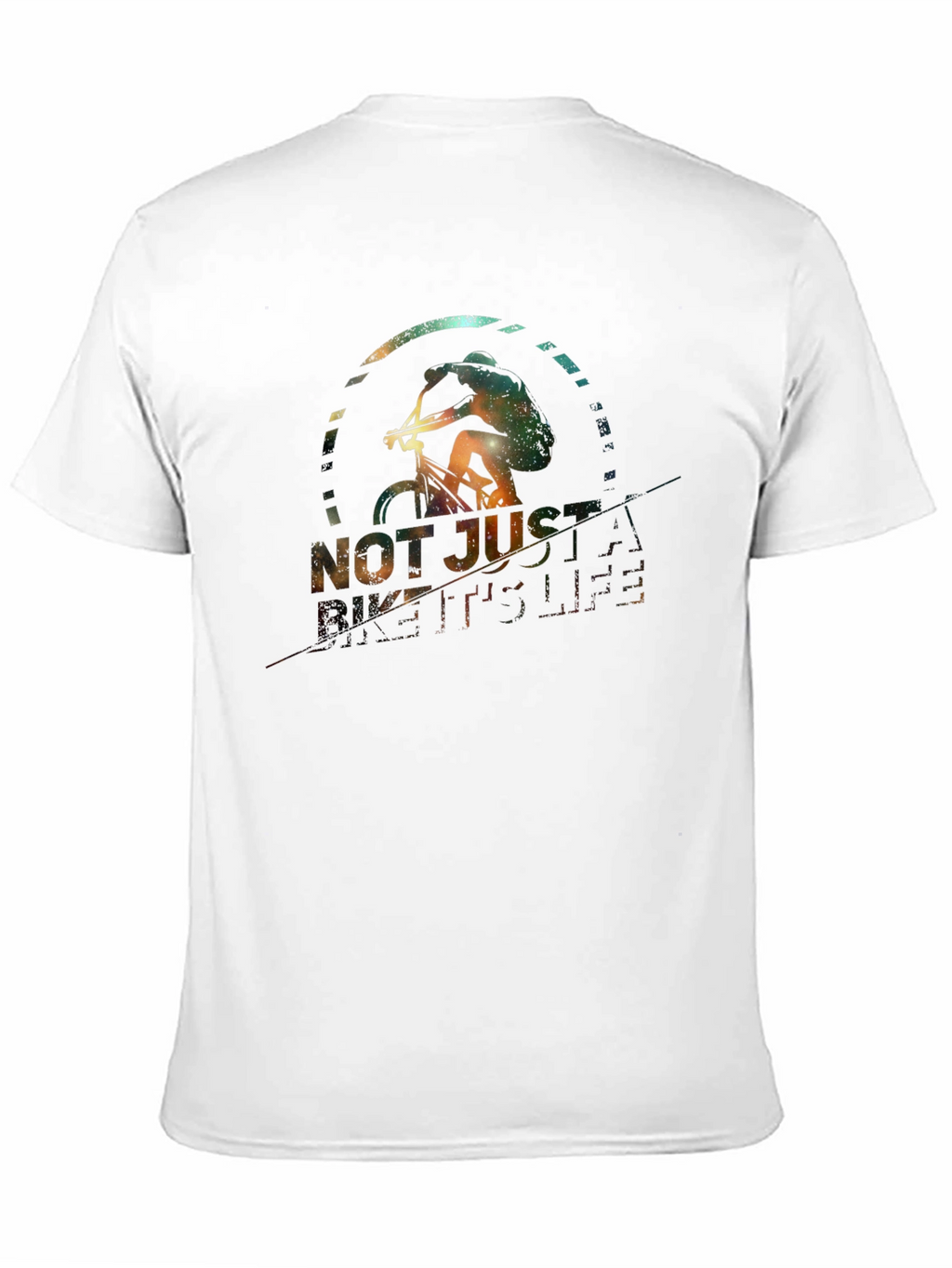 Bike is Life T-Shirt: Galaxy Design