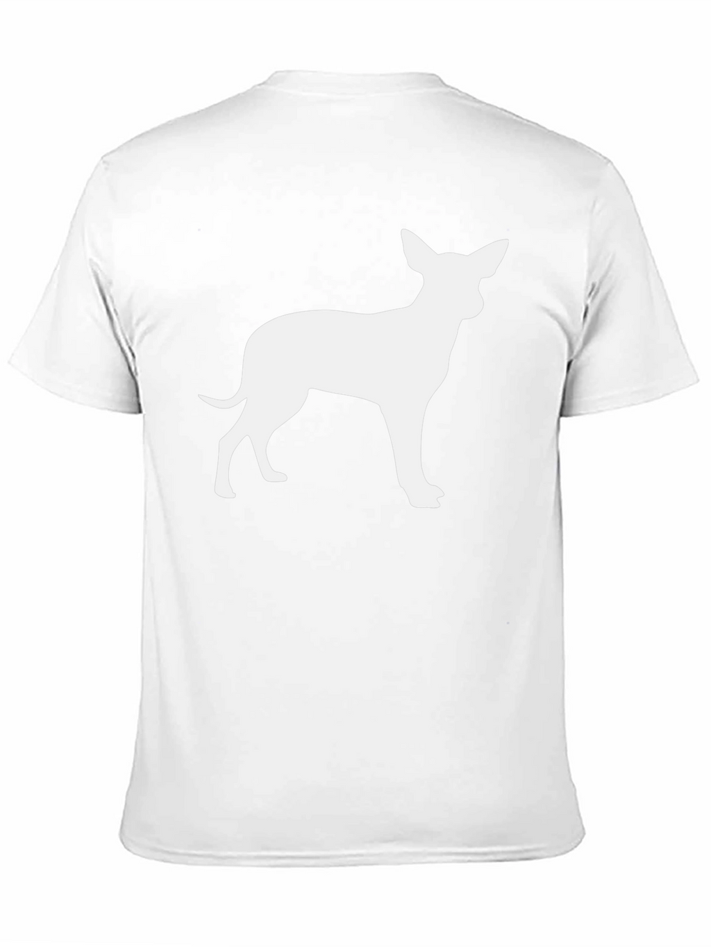Chihuahua Silhouette Black T-Shirt
