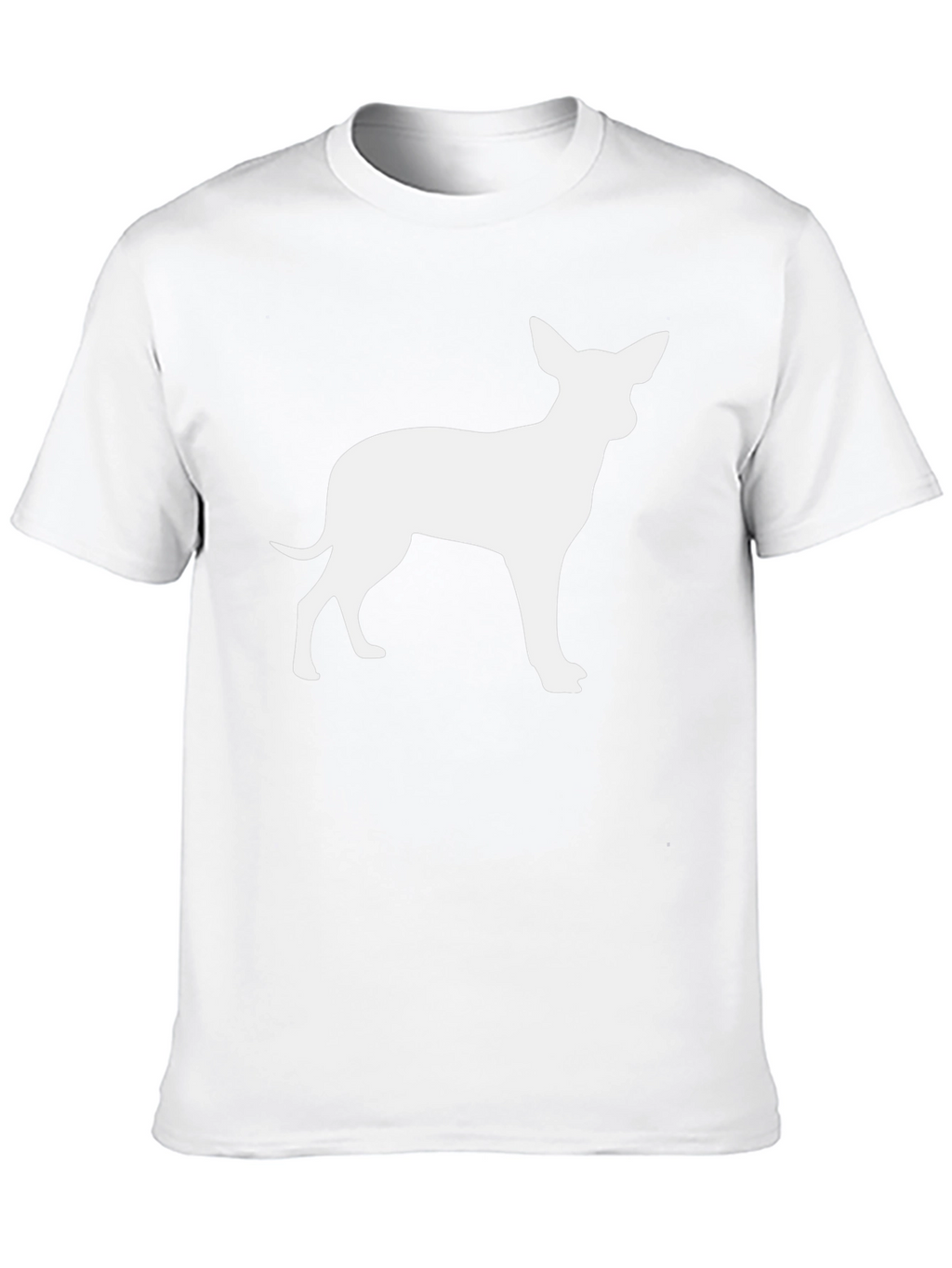 Chihuahua Silhouette Black T-Shirt