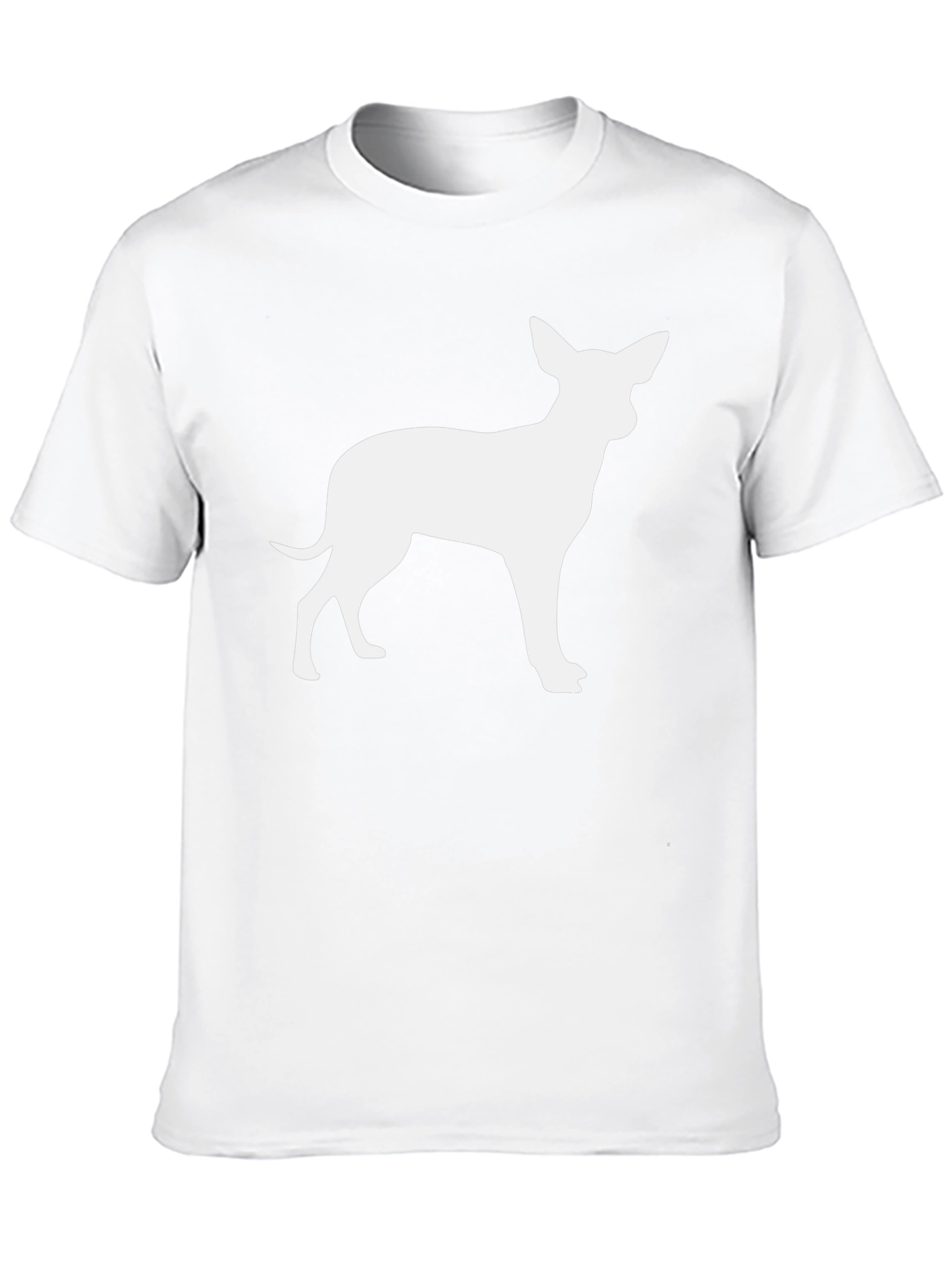 Chihuahua Silhouette Black T-Shirt