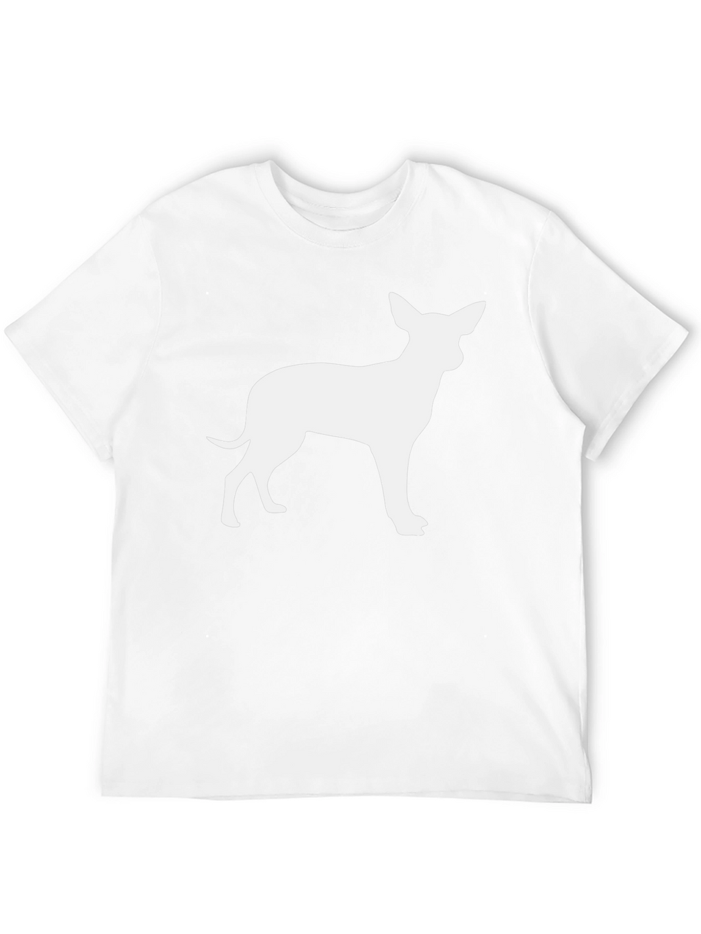 Chihuahua Silhouette Black T-Shirt