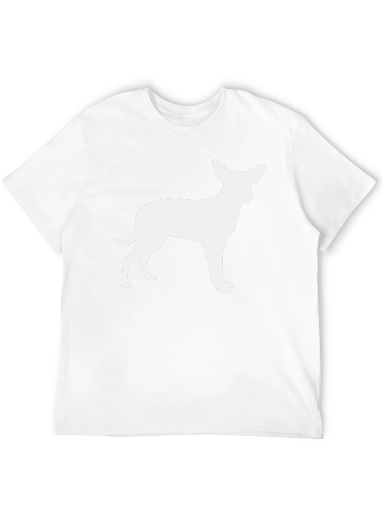 Chihuahua Silhouette Black T-Shirt