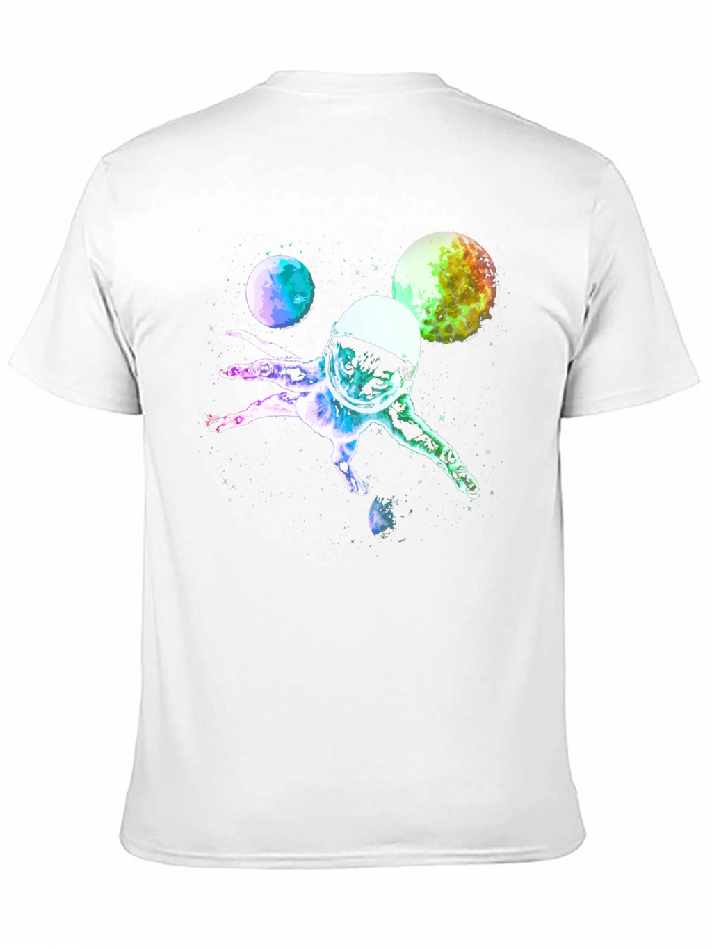 Astronaut Cat T-Shirt - Space Kitten Design