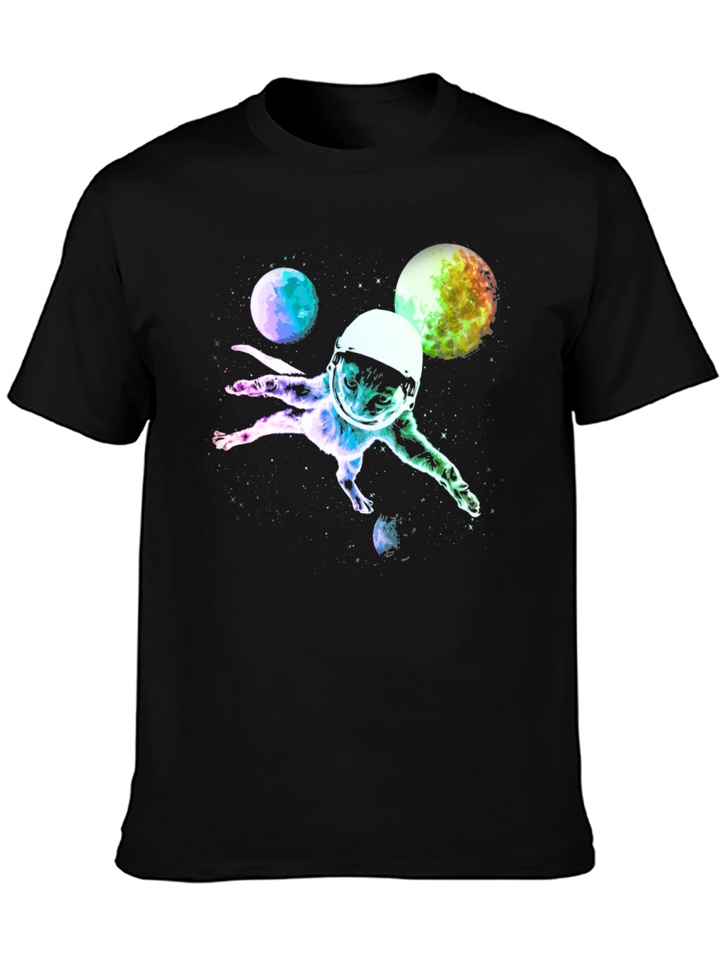 Astronaut Cat T-Shirt - Space Kitten Design