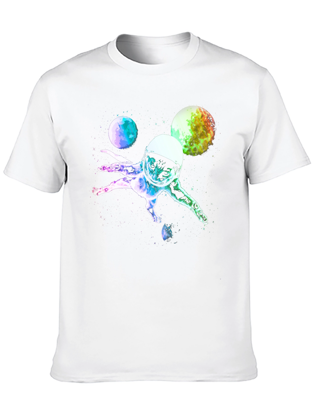 Astronaut Cat T-Shirt - Space Kitten Design
