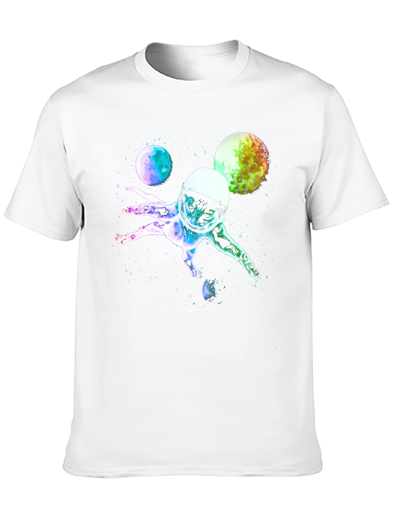 Astronaut Cat T-Shirt - Space Kitten Design