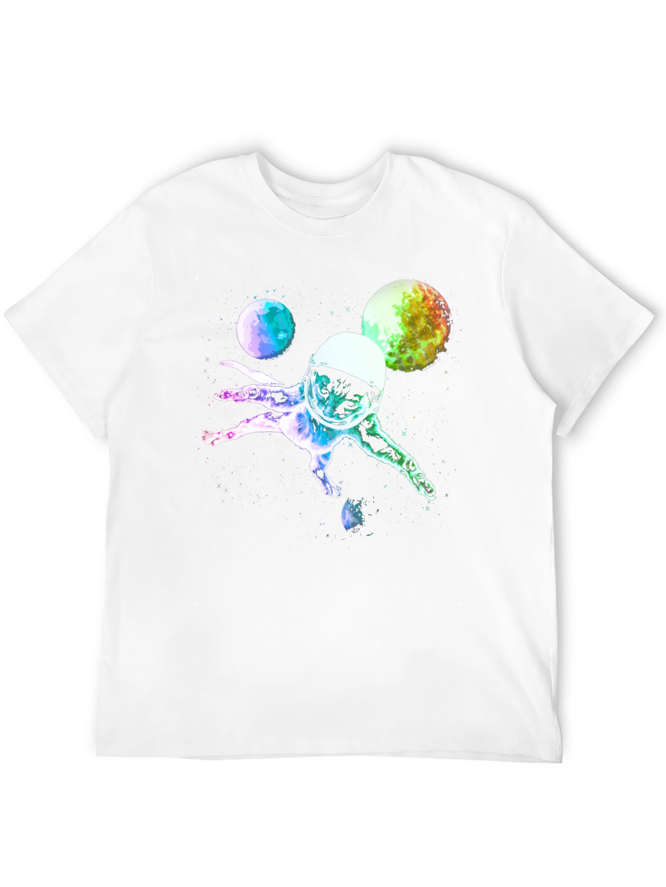 Astronaut Cat T-Shirt - Space Kitten Design