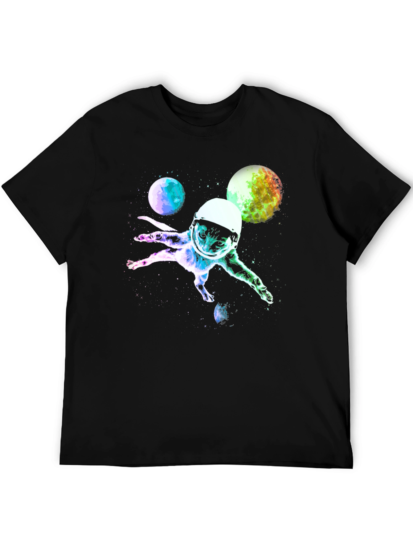 Astronaut Cat T-Shirt - Space Kitten Design