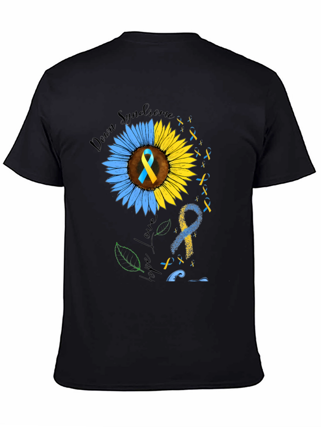 Down Syndrome Awareness T-Shirt Sunflower Hope