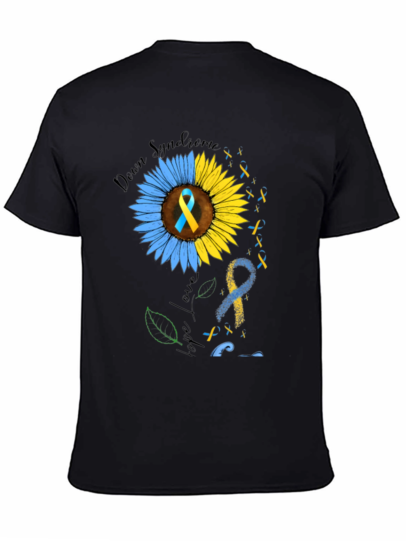 Down Syndrome Awareness T-Shirt Sunflower Hope