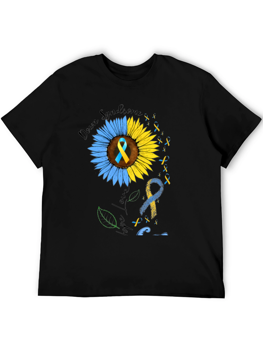 Down Syndrome Awareness T-Shirt Sunflower Hope