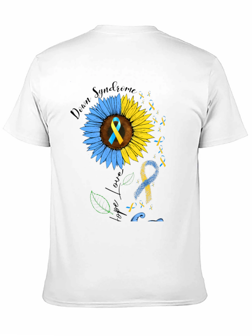 Down Syndrome Awareness T-Shirt Sunflower Hope