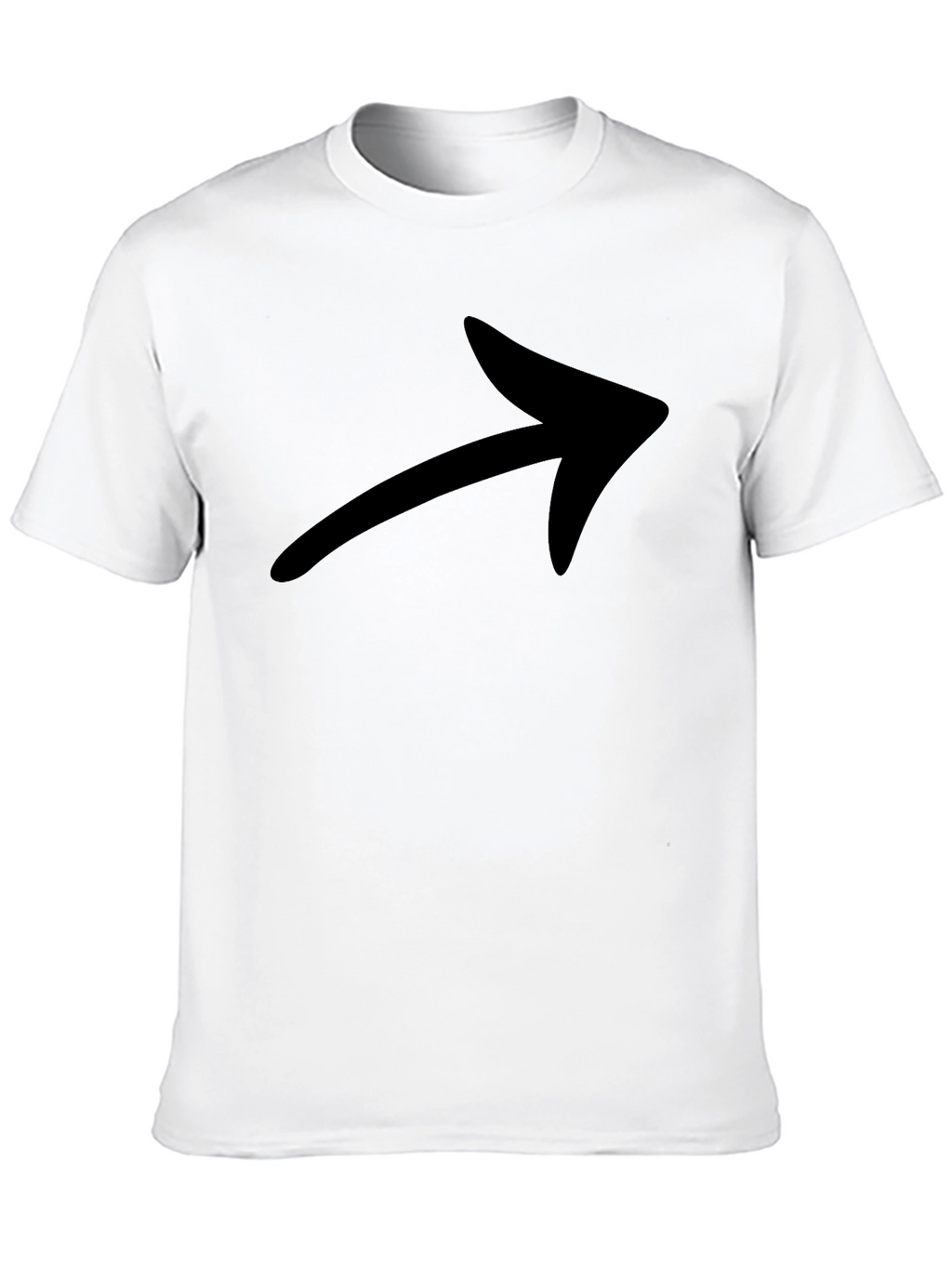 Arrow Graphic Tee - Simple Style