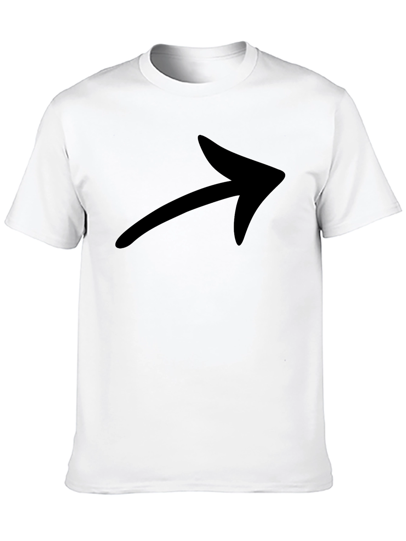 Arrow Graphic Tee - Simple Style